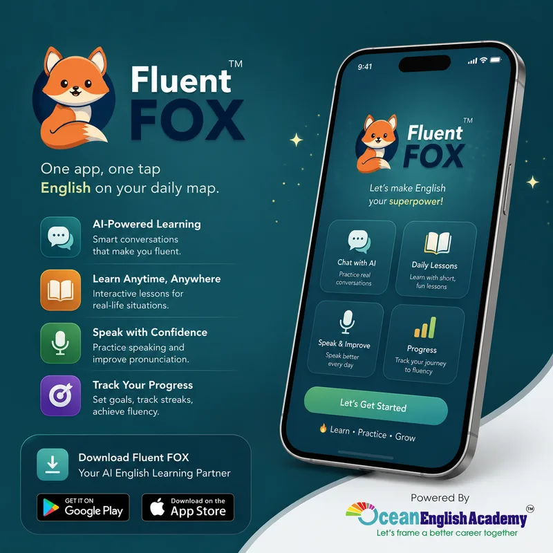 Fluent Fox AI English speaking practice