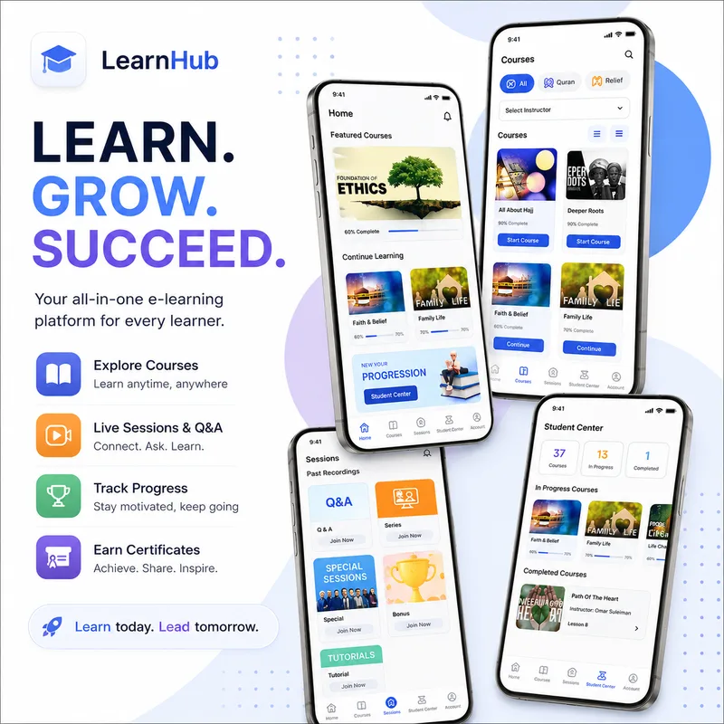 AI learning and tutoring web platform